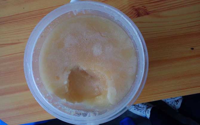 掺了白糖的蜂蜜结晶是什么样的?