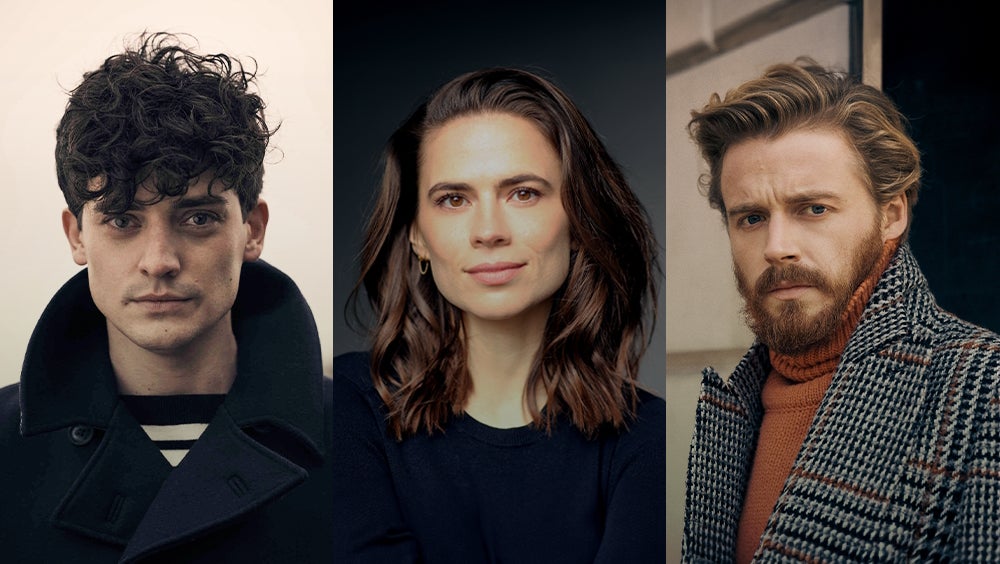 Aneurin Barnard, Hayley Atwell, and Jack Lowden. Image Credits (L-R): Charlie Gray, Faye Thomas, Charlie Gray.