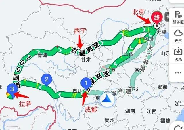 从北京自驾到西藏路线及攻略 从北京自驾到西藏路线及攻略