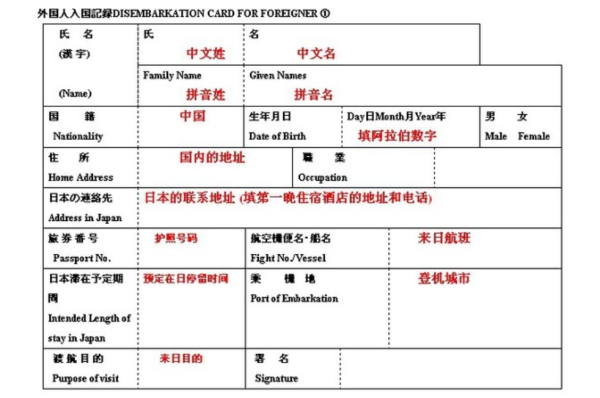 日本入境卡2023注意事项和流程攻略 日本入境卡2023注意事项和流程攻略