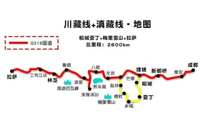 川藏线318自驾游路线 超实用的西藏旅游自由行路线