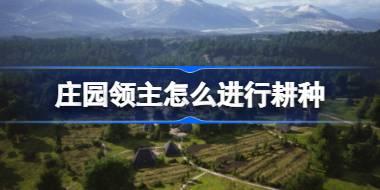 庄园领主耕种方法介绍