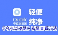 《夸克浏览器》彩蛋查看方法