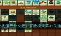 《植物大战僵尸杂交版》冒险模式第31关通关攻略