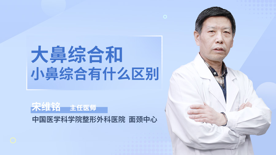大鼻综合和小鼻综合有什么区别？