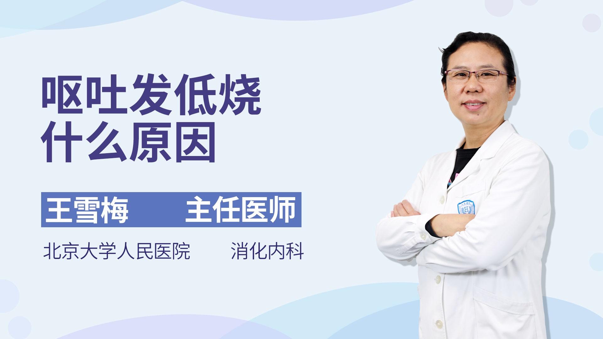呕吐发低烧什么原因