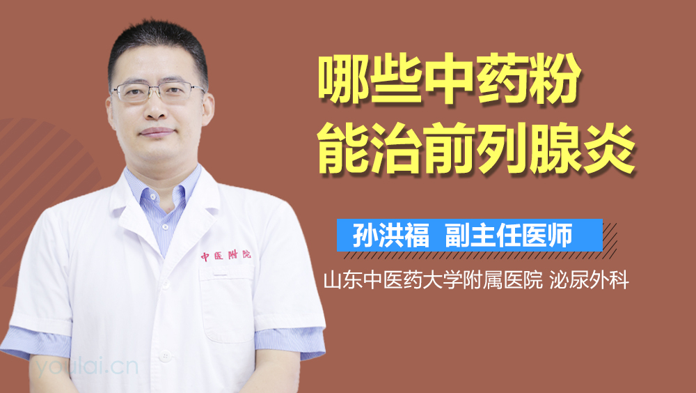 哪些中药粉能治前列腺炎