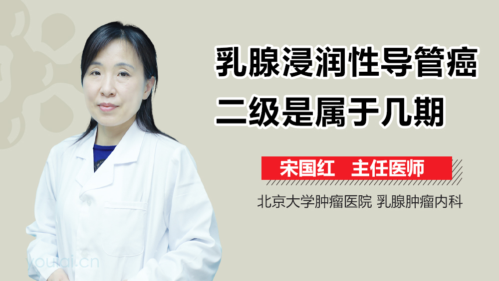 乳腺浸润性导管癌二级是属于几期