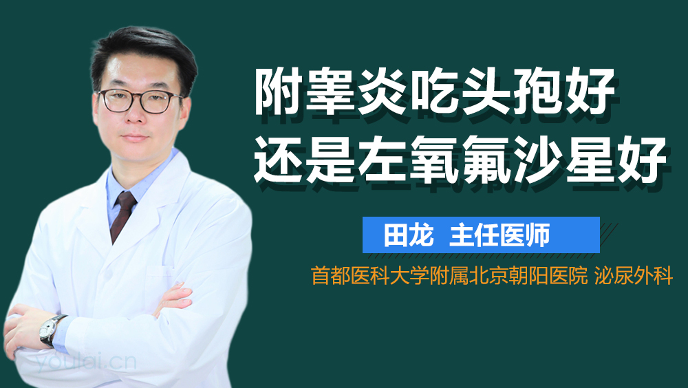 附睾炎吃头孢好还是左氧氟沙星好