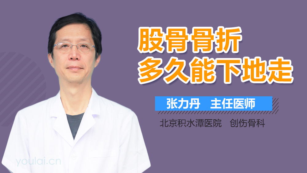 股骨骨折多久能下地走