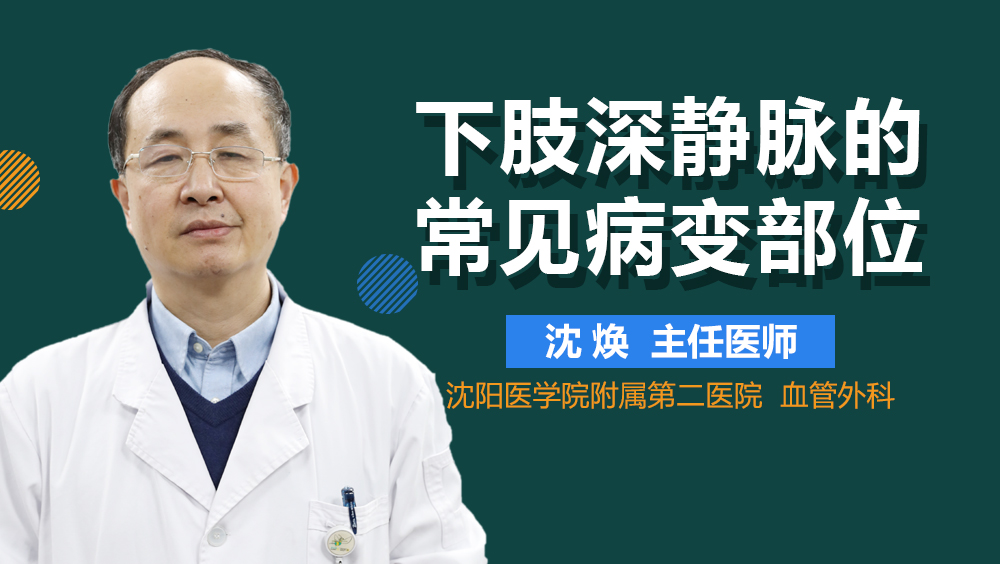 下肢深静脉的常见病变部位