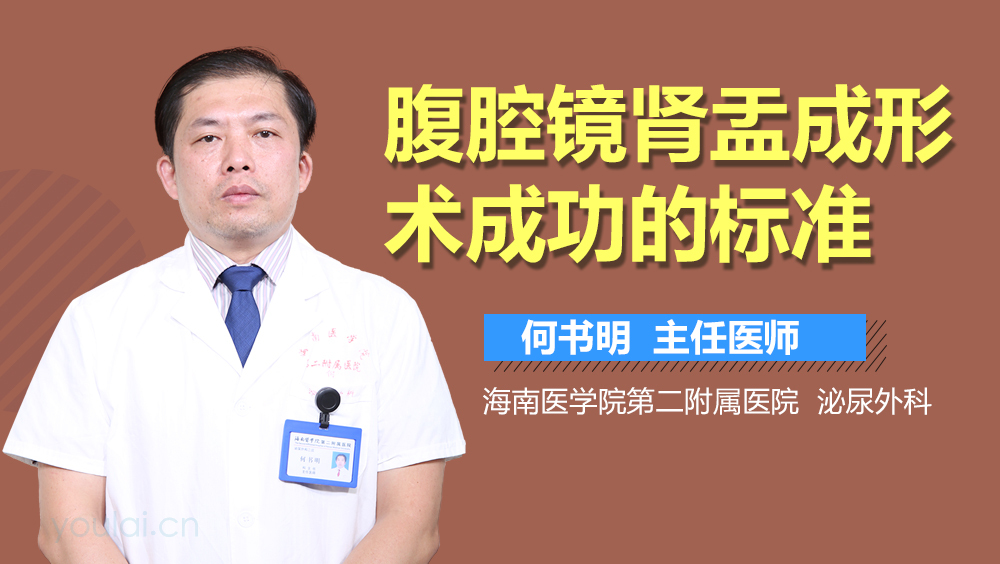 腹腔镜肾盂成形术成功的标准