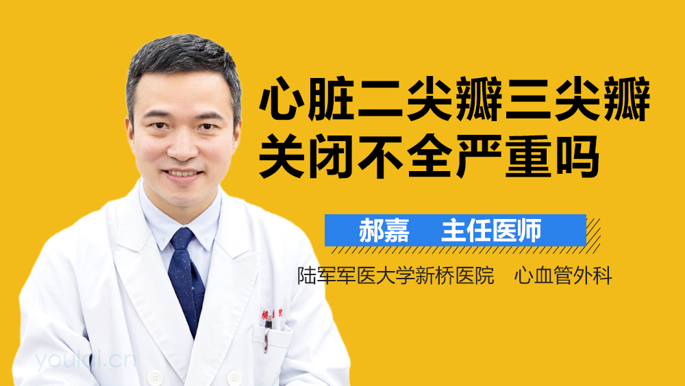 心脏二尖瓣三尖瓣关闭不全严重吗