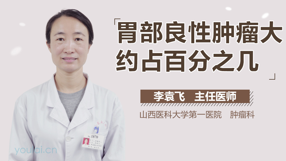 胃部良性肿瘤大约占百分之几