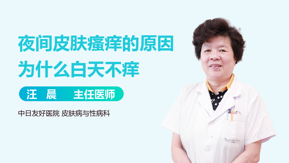 夜间皮肤瘙痒的原因为什么白天不痒