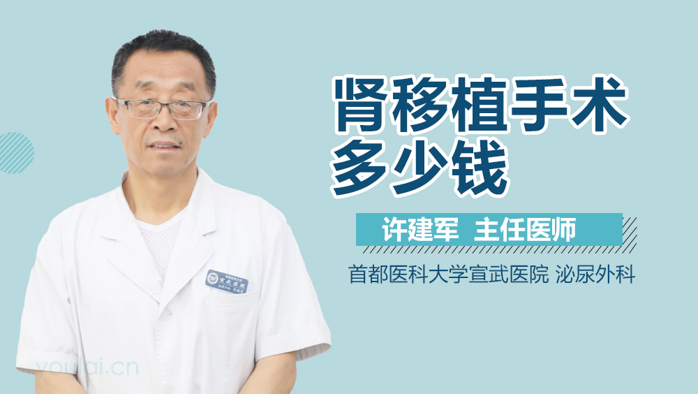 肾移植手术多少钱