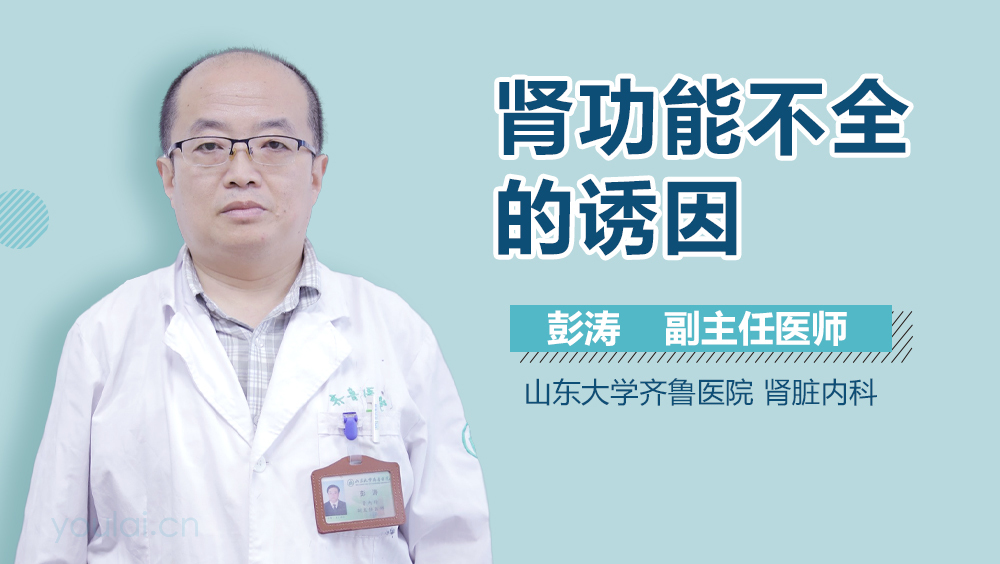 肾功能不全的诱因