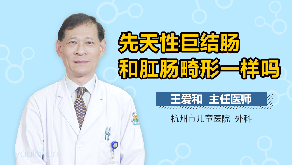 先天性巨结肠和肛肠畸形一样吗