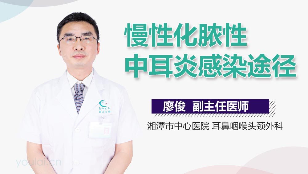 慢性化脓性中耳炎感染途径