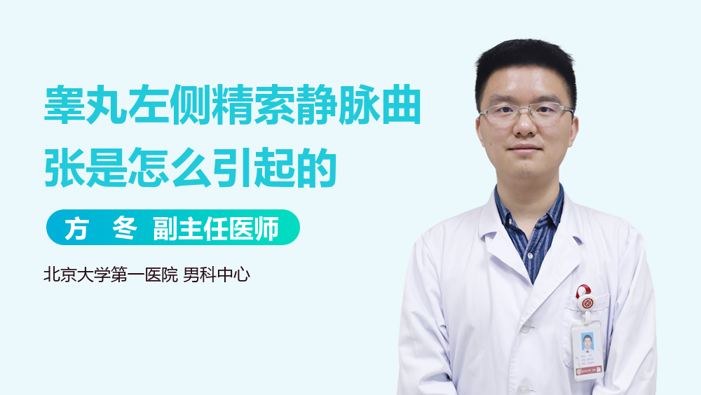 睾丸左侧精索静脉曲张是怎么引起的