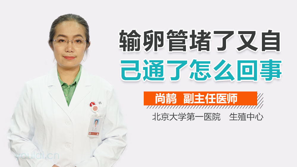 输卵管堵了又自己通了怎么回事