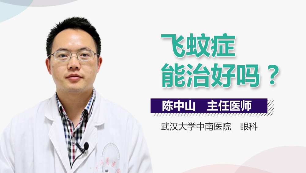 飞蚊症能治好吗