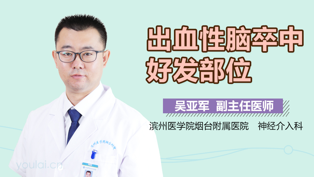 出血性脑卒中好发部位