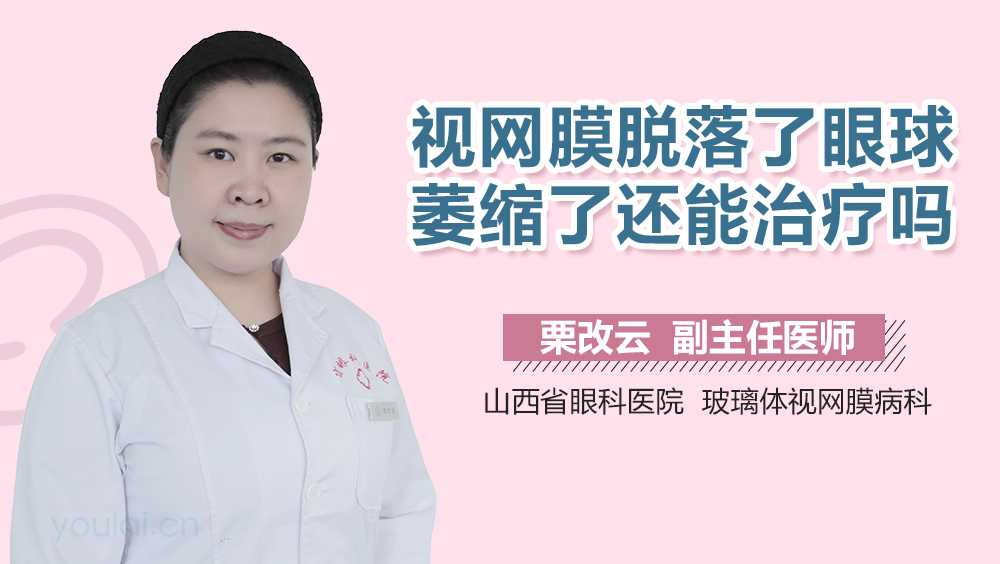 视网膜脱落了眼球萎缩了还能治疗吗