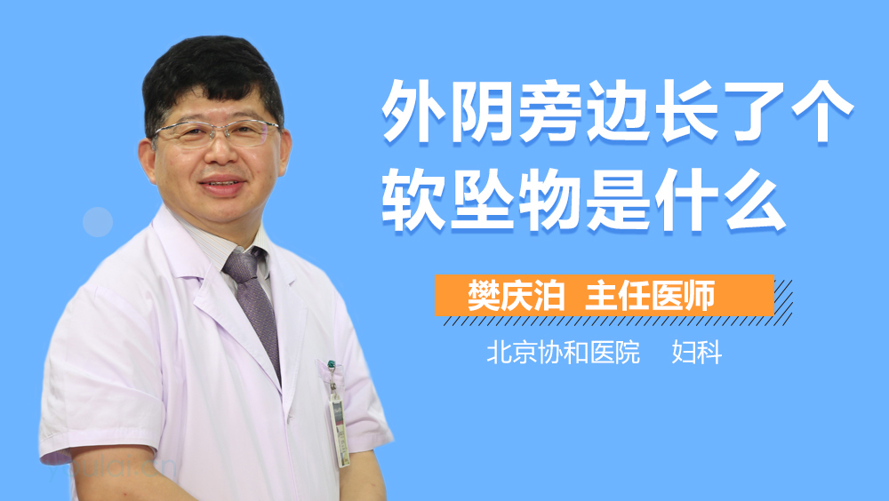 外阴旁边长了个软坠物是什么