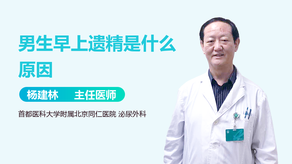 男生早上遗精是什么原因