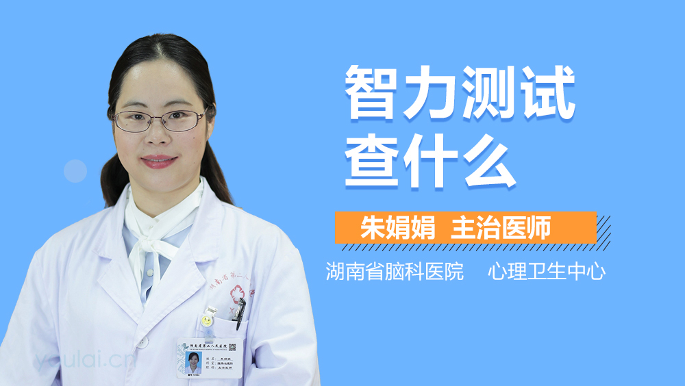 智力测试查什么
