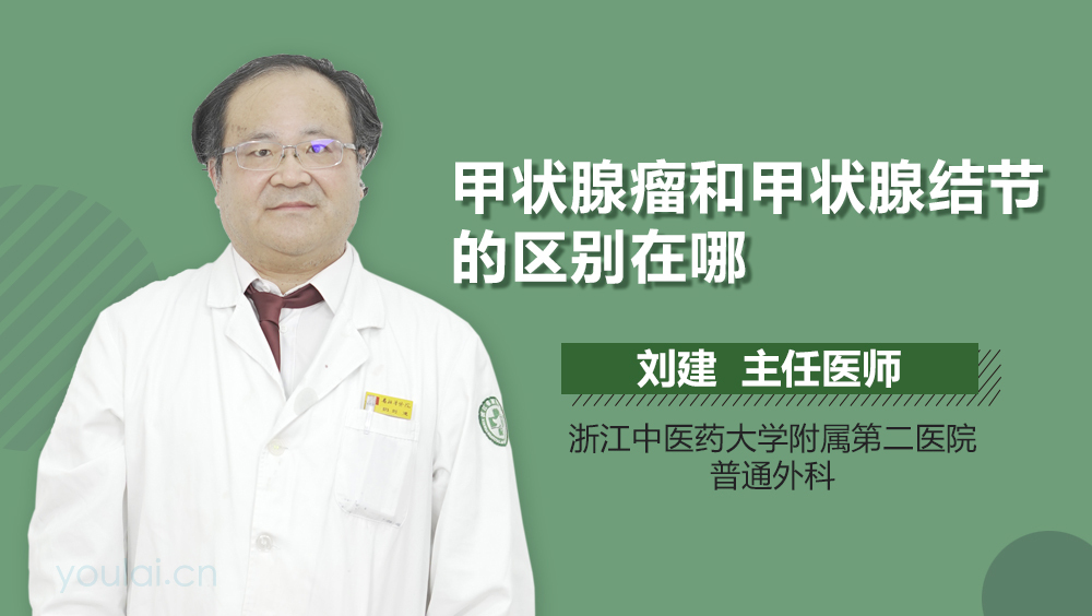 甲状腺瘤和甲状腺结节的区别在哪