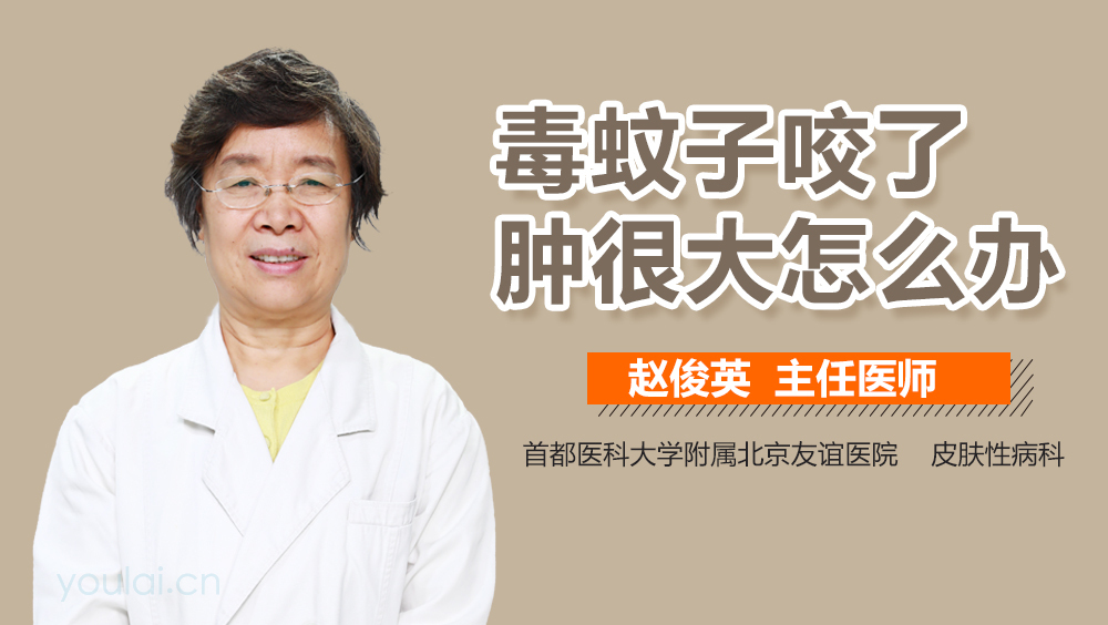 毒蚊子咬了肿很大怎么办