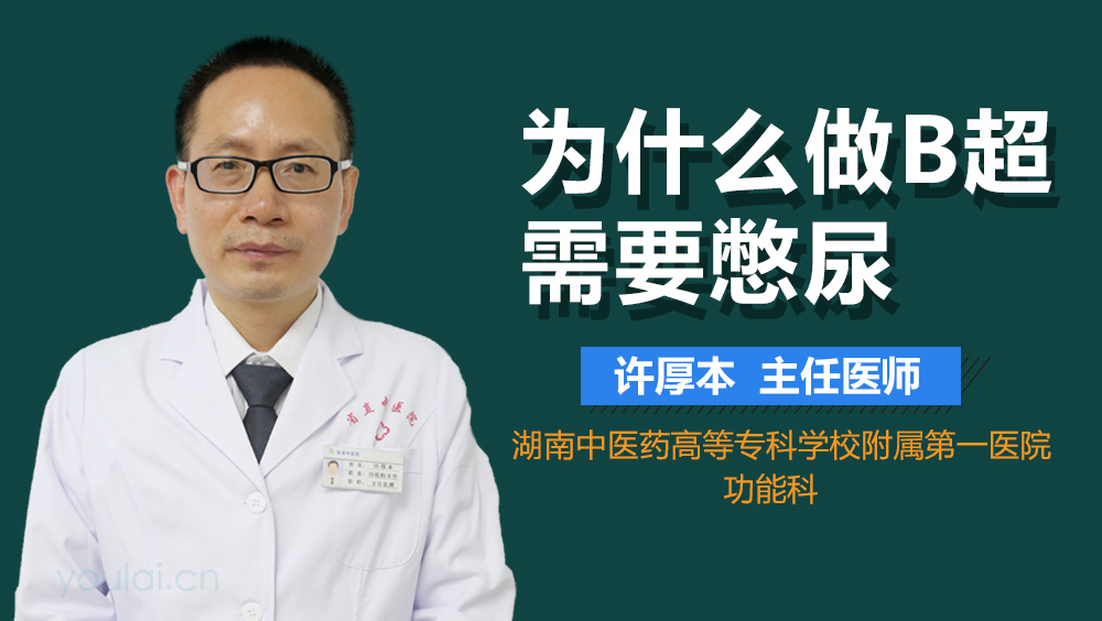 为什么做B超需要憋尿