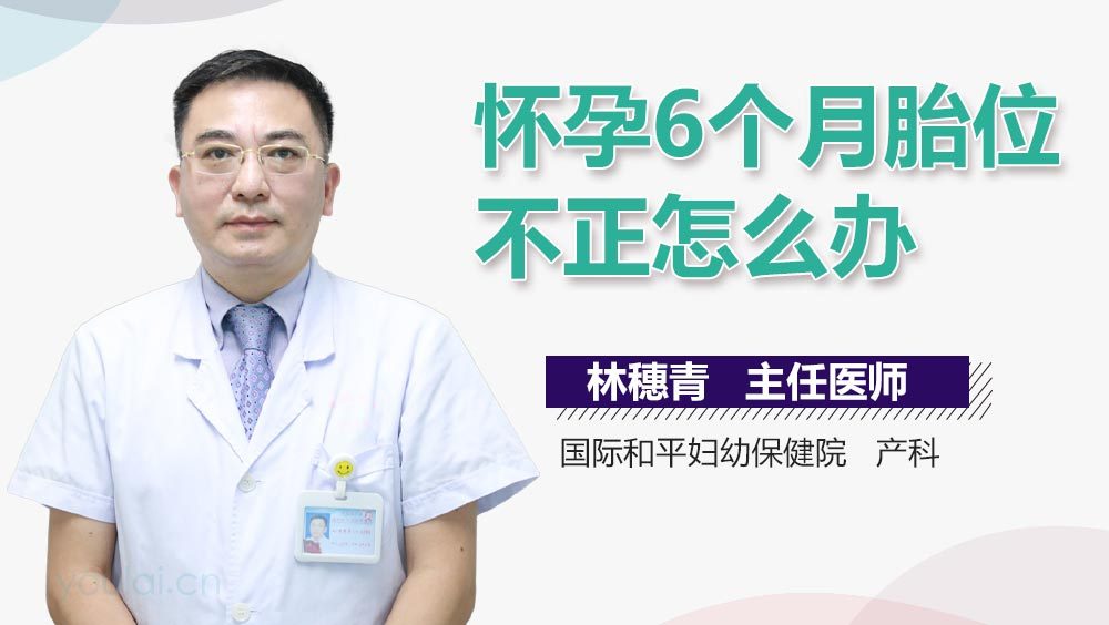 怀孕6个月胎位不正怎么办