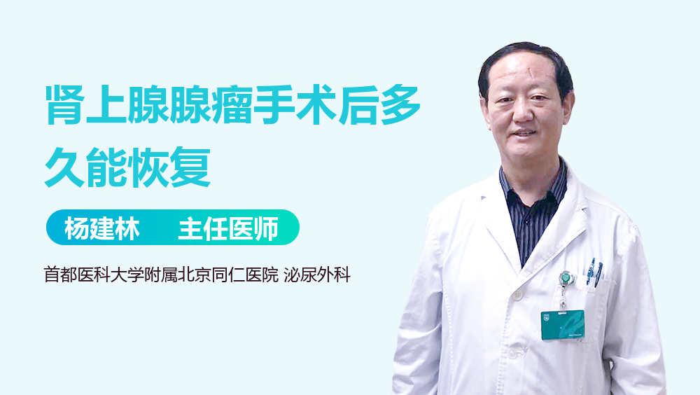 肾上腺腺瘤手术后多久能恢复