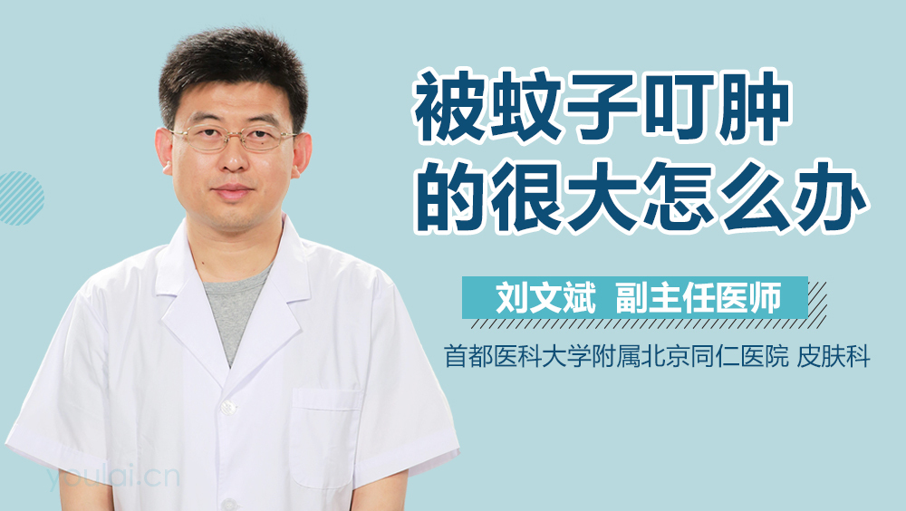 被蚊子叮肿的很大怎么办