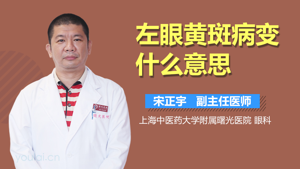 左眼黄斑病变什么意思