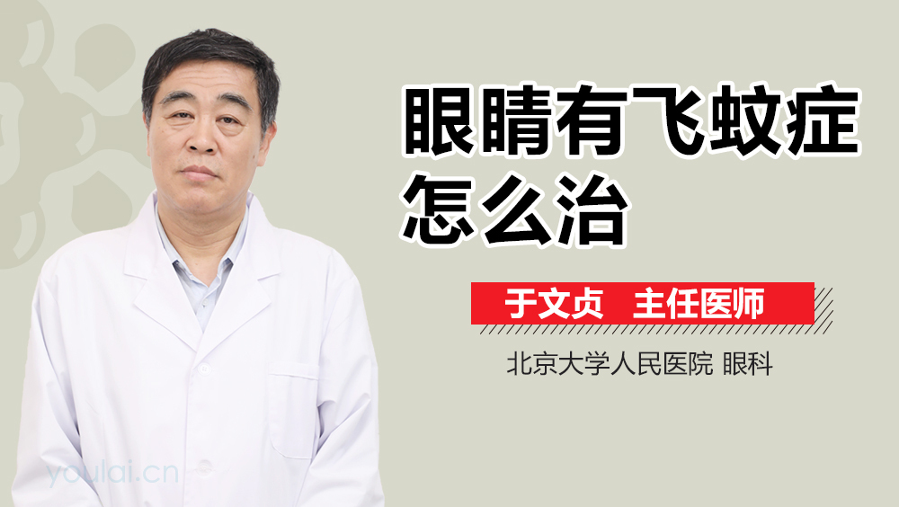 眼睛有飞蚊症怎么治