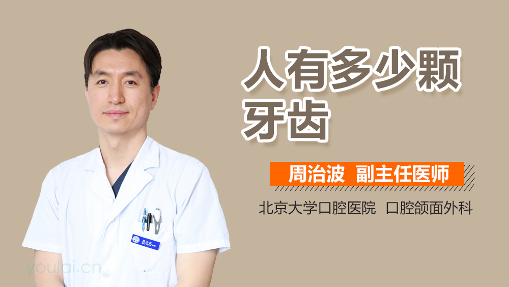 人有多少颗牙齿