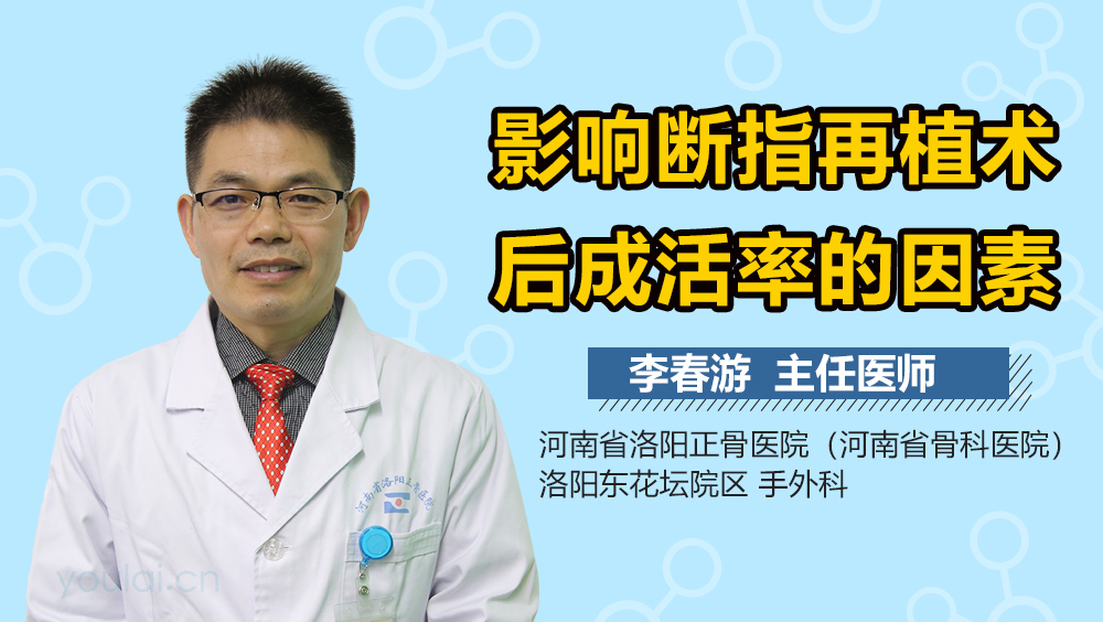 影响断指再植术后成活率的因素