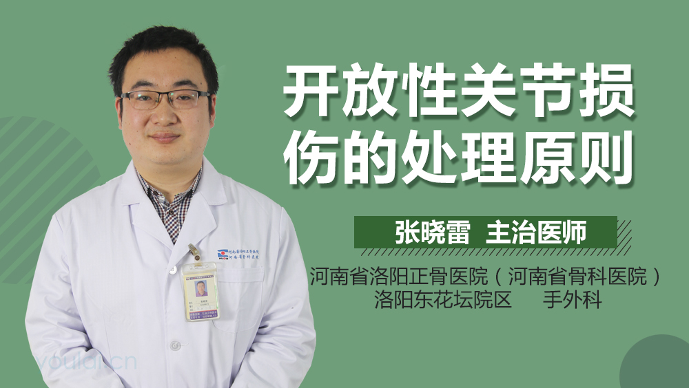 开放性关节损伤的处理原则