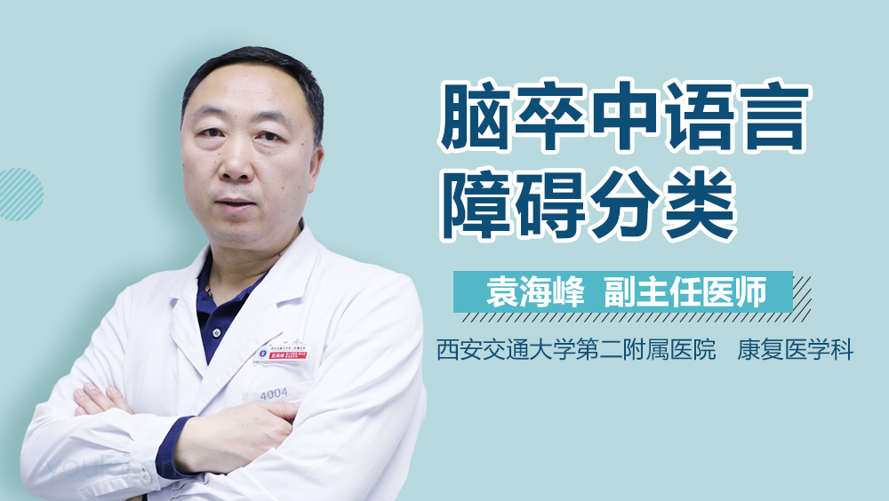 脑卒中语言障碍分类