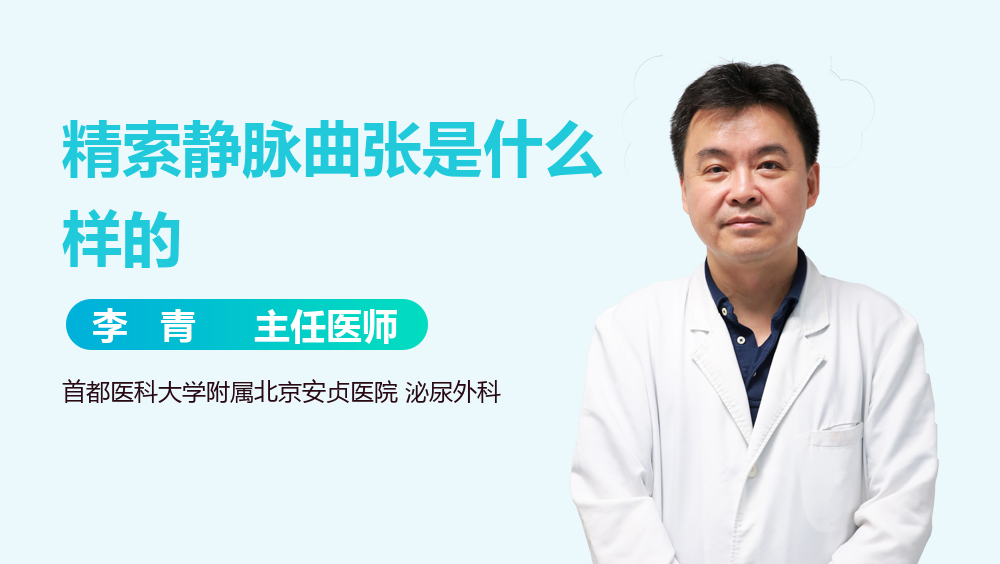 精索静脉曲张是什么样的