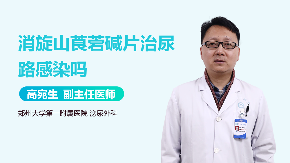 消旋山莨菪碱片治尿路感染吗