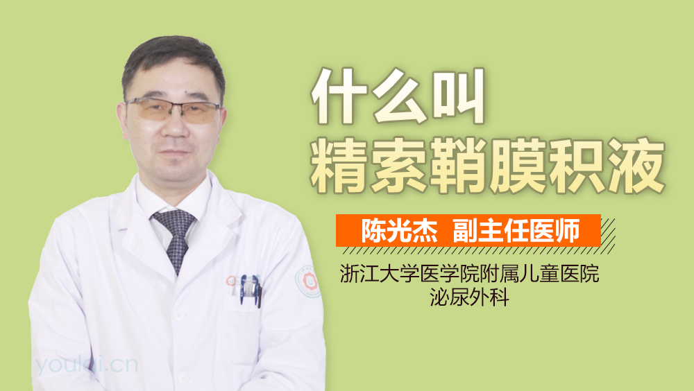 什么叫精索鞘膜积液