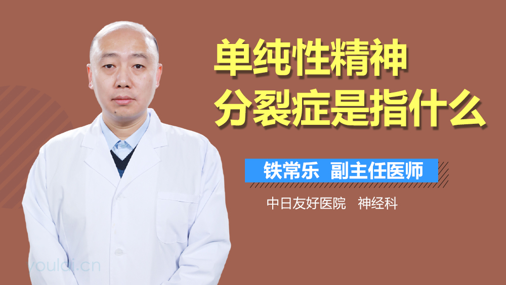 单纯性精神分裂症是指什么