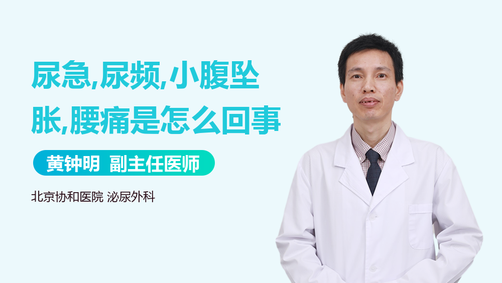 尿急,尿频,小腹坠胀,腰痛是怎么回事