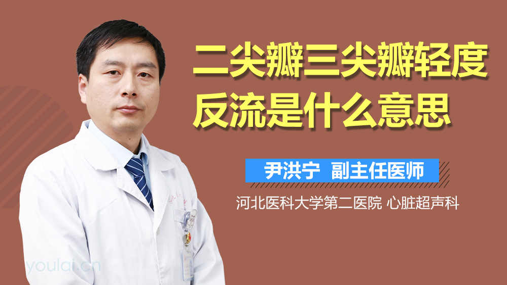 二尖瓣三尖瓣轻度反流是什么意思