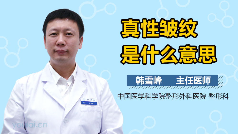 真性皱纹是什么意思